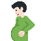 Pregnant Man- Light Skin Tone emoji on Twitter